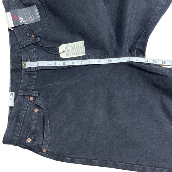 LEVI'S JEANS 501 HIGH RISE MOM JEANS 80'S STYLE SIZE 34 X 29 100% COTTON TAPERED - Picture 15 of 16